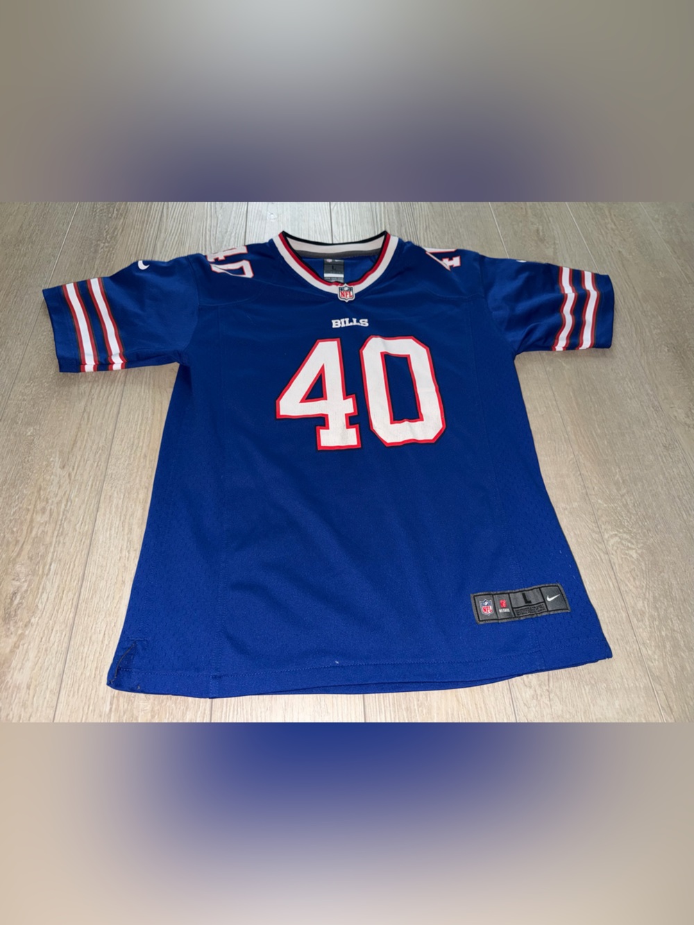 Nike Kids Buffalo Bills Von Miller #40 Blue Jersey with White & Red Accents